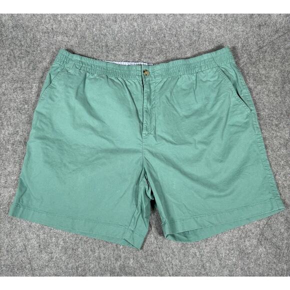Tommy Hilfiger Shorts Men's XXL Green Chino Classic Fit Golf Flag Logo Preppy - Picture 1 of 6